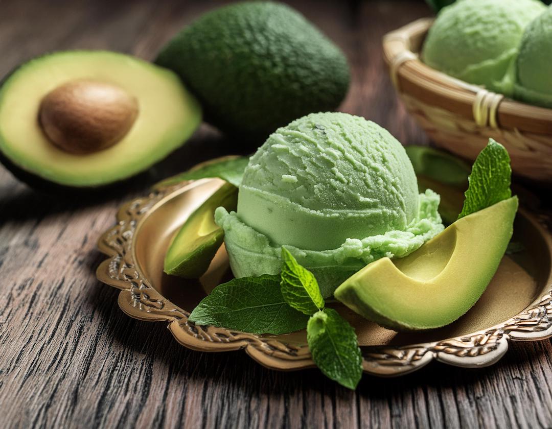 Making avocado sorbet